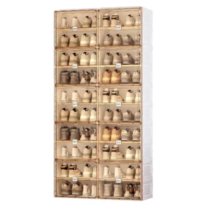 Kit Caixas Organizadoras Portátil, sapateira retrátil