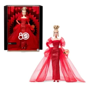 Boneca articulada – Barbie – 80º aniversário