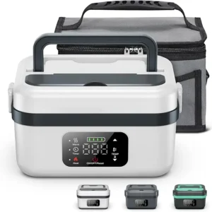 Oplaadbare elektrische lunchbox – Warm eten overal | Laatste exemplaren beschikbaar