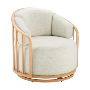 Poltrona Giratória Selleto Casa com Design Moderno e Conforto Premium