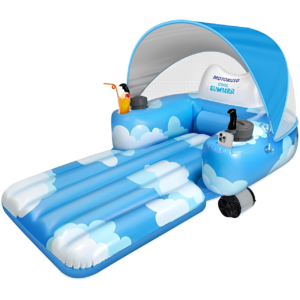 Espreguiçadeira Flutuante Motorizada Recarregável para Piscina