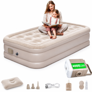Colchão Insuflável Premium para Camping – Leve, Compacto e Confortável
