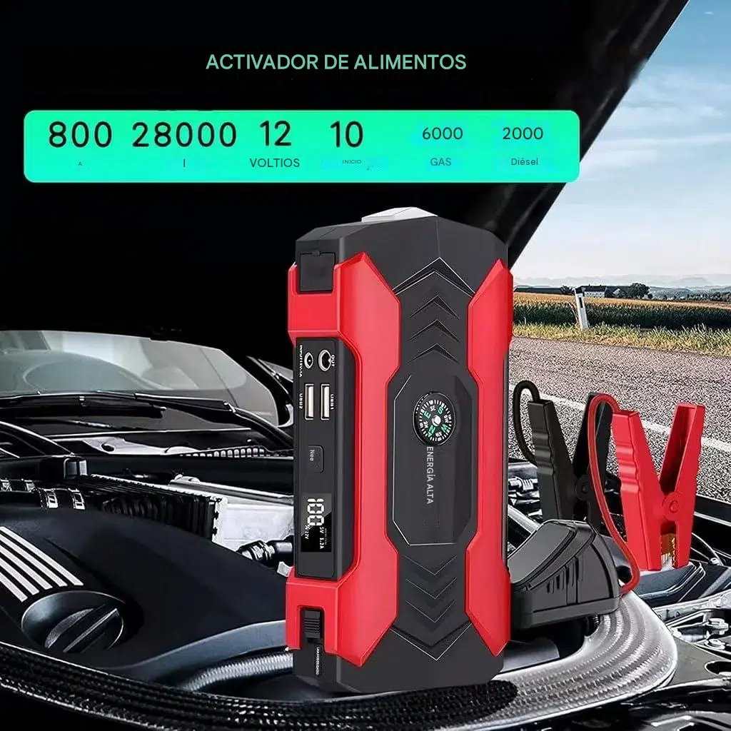 Arrancador de batería 12V